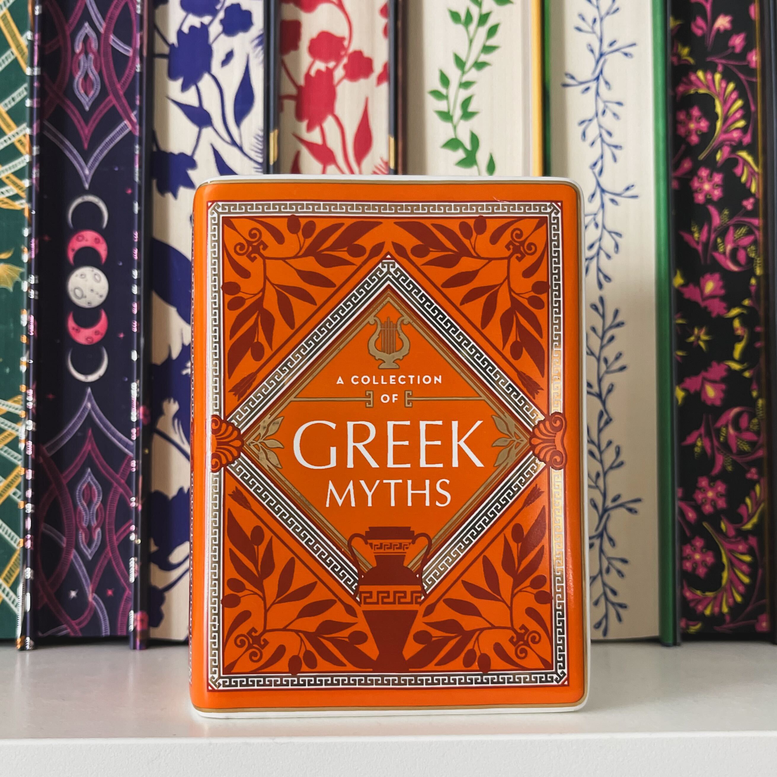 Greek Myths Orange Ceramic Book Pot – Illumicrate US
