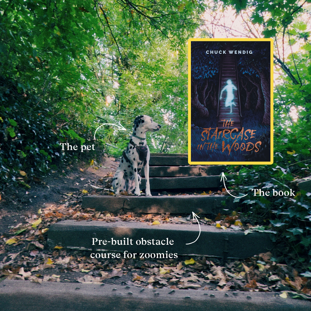 Monday: The Staircase in the Woods by Chuck Wendig