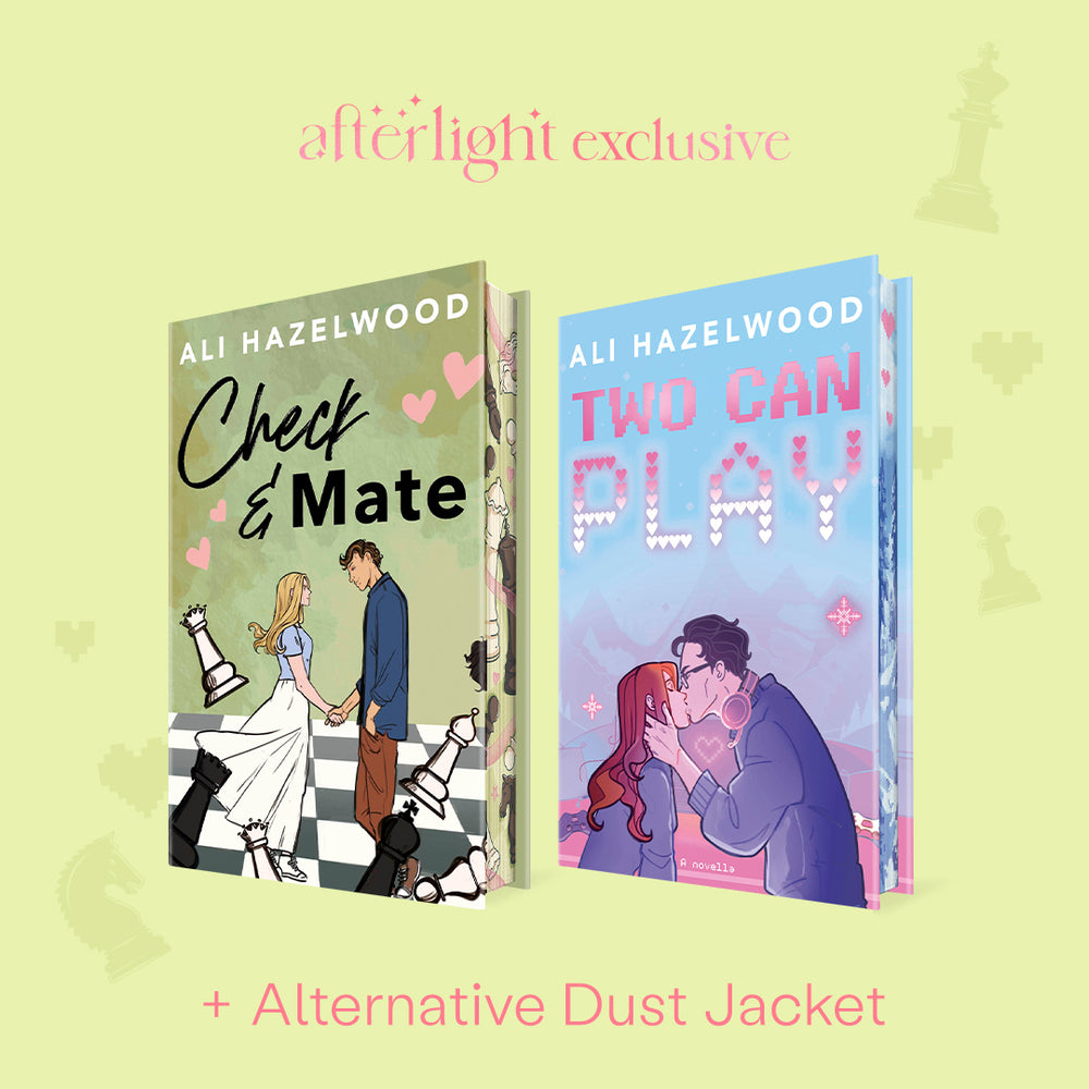 Check & Mate and Two Can Play by Ali Hazelwood + alternative dust jackets (Afterlight Exclusive)