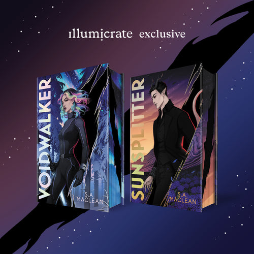 Voidwalker + Sunsplitter set by S.A. MacLean (Illumicrate Exclusive) dust jackets image