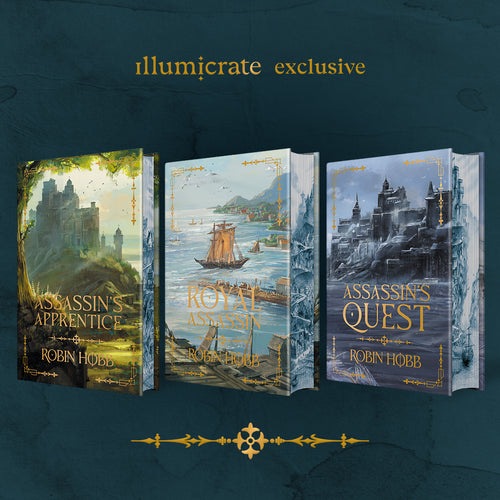 Farseer Trilogy by Robin Hobb (Illumicrate Exclusive) - reprint cover image
