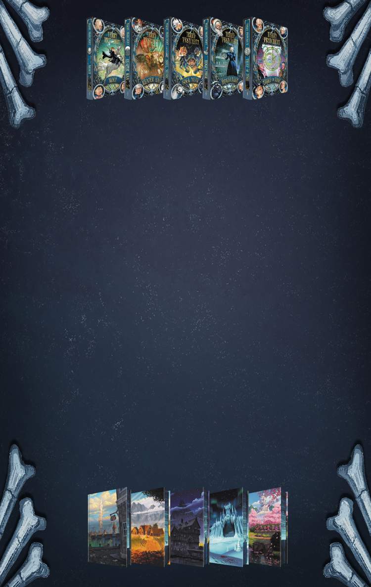 The Death Collection by Terry Pratchett (Illumicrate Exclusive) website banner 2000x1100 image