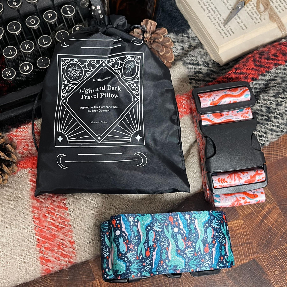 Travel Pillow and Luggage Bands Set