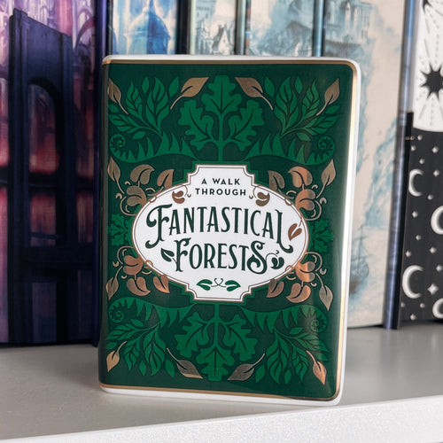 A Walk Through Fantastical Forests Green Ceramic Book Pot image