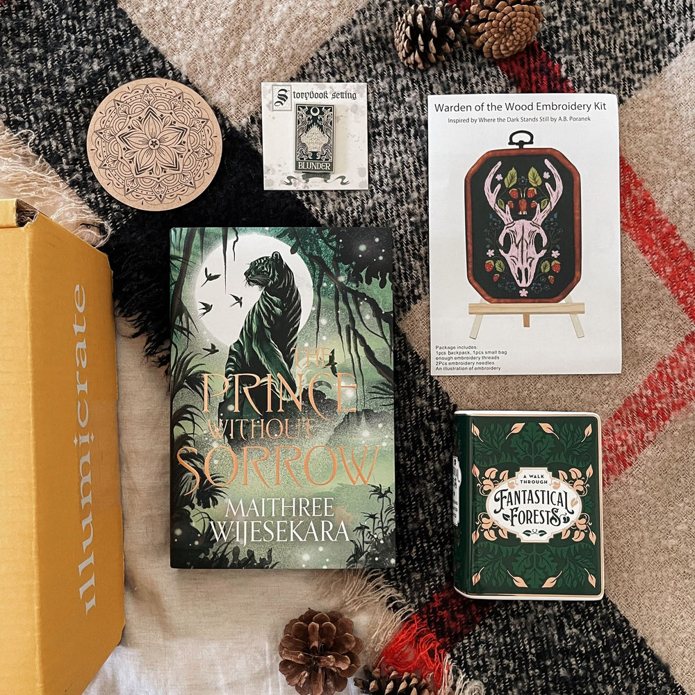 The Prince Without Sorrow by Maithree Wijesekara full box (Illumicrate 'Haunting Spirits' Exclusive)