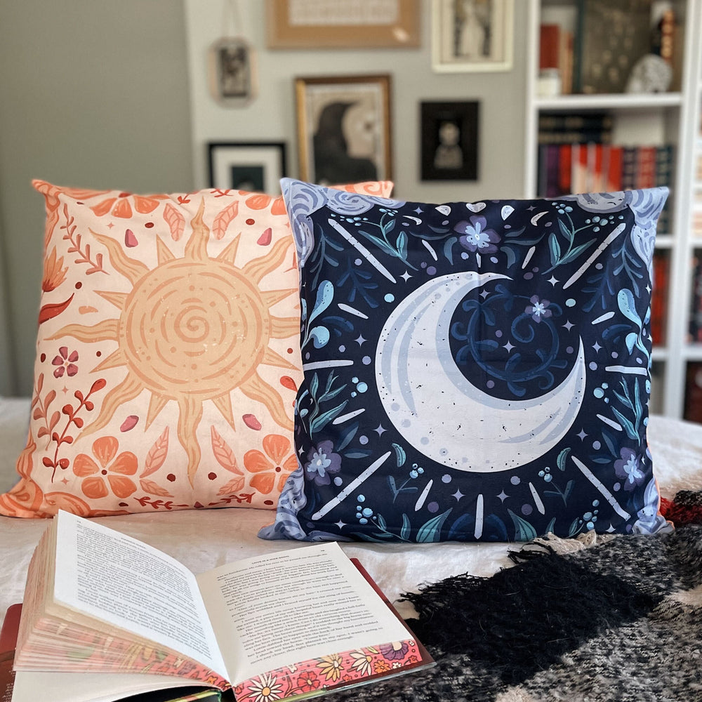 Celestial Fabric Cushion Cover Set of Two