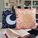 Celestial Fabric Cushion Cover Set of Two