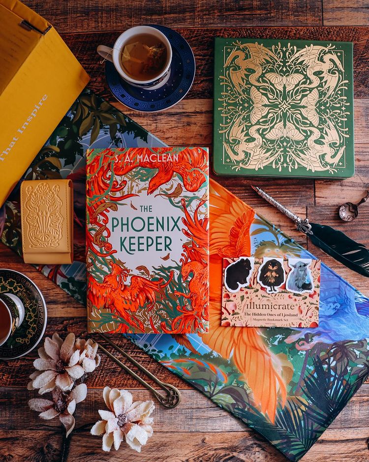 The Phoenix Keeper by S.A. Maclean Full Box (Illumicrate 'Magical Menagerie' exclusive)