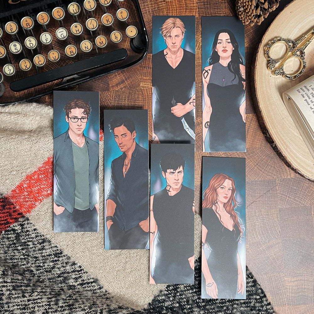 The Mortal Instruments Character Bookmark Set